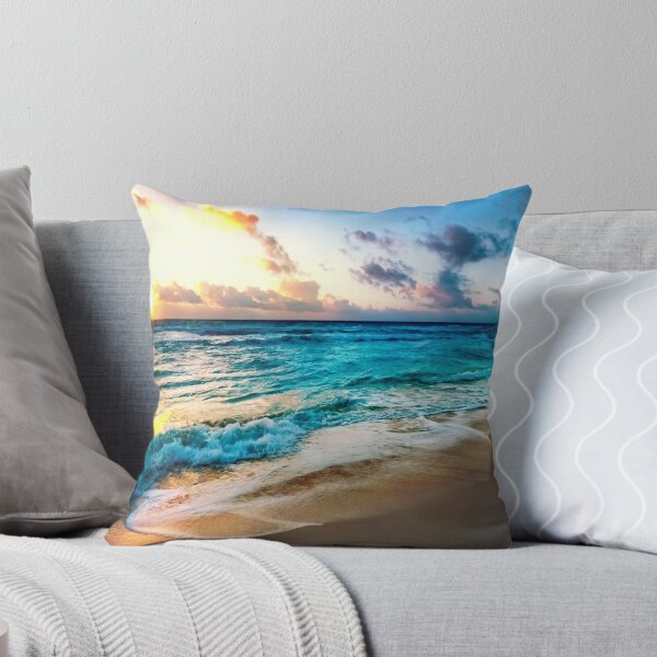 Item preview, Beautiful waves in seashore at sunset designed and sold by Madhu2802.