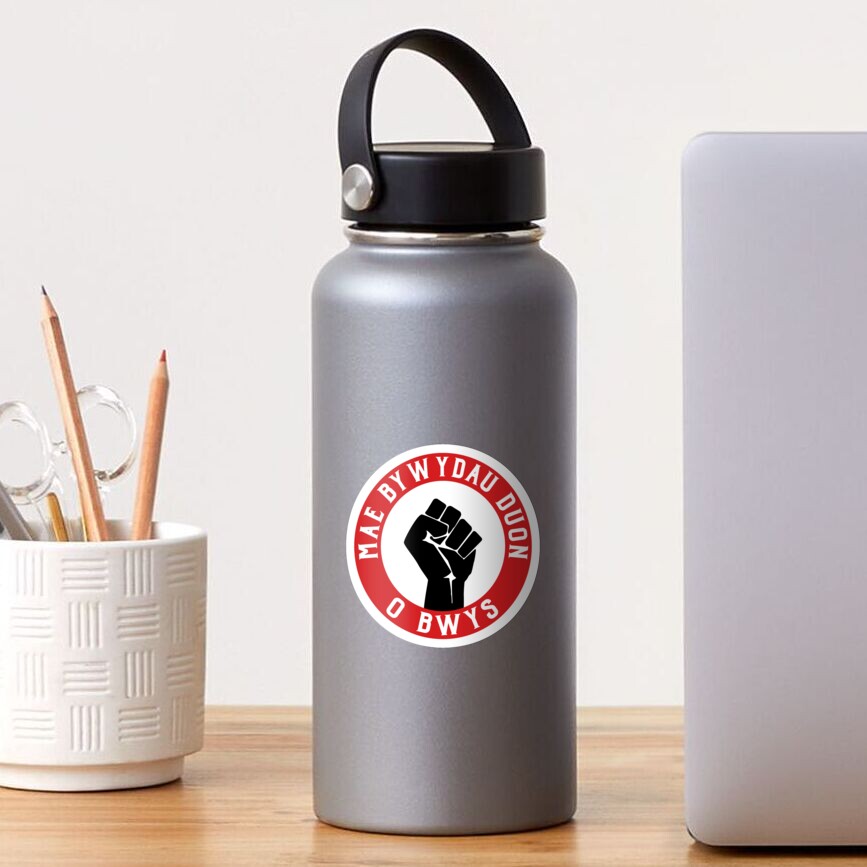 Mae Bywydau Duon O Bwys, Welsh 'Black Lives Matter’ Design Sticker