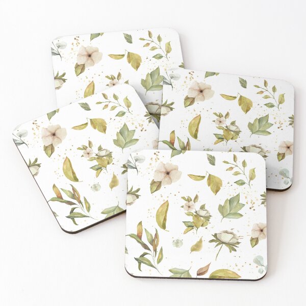 Item preview, Elegant botanical leaves and flowers designed and sold by junkydotcom.