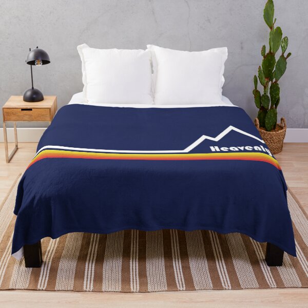 Heavenly Ski Resort Throw Blanket