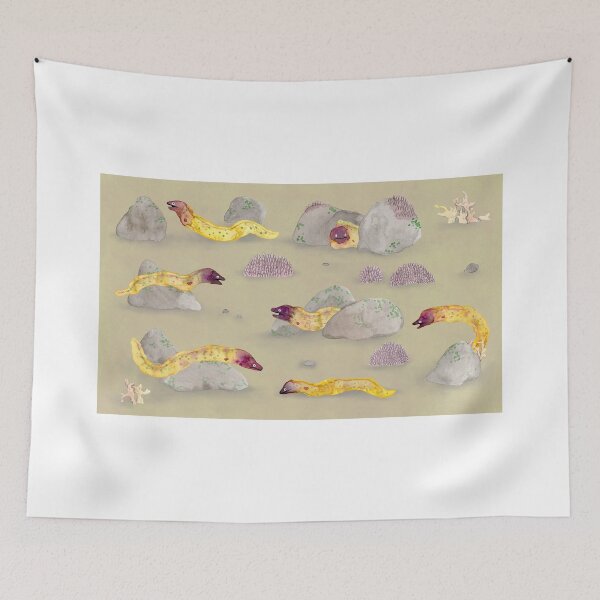 Item preview, White-eyed Moray Eels designed and sold by SophieCorrigan.