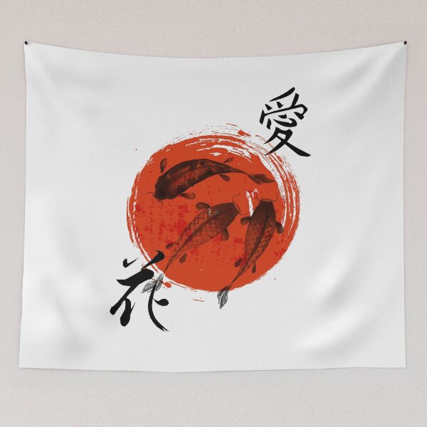 Item preview, Koi Fish butterfly Shirt Nishikigoi Japanese Gift Japan love designed and sold by CHAMSING INK.