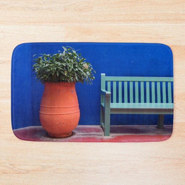 Item preview, Flower-pot and bench, Majorelle Garden, Marrakech designed and sold by Petr Svarc.