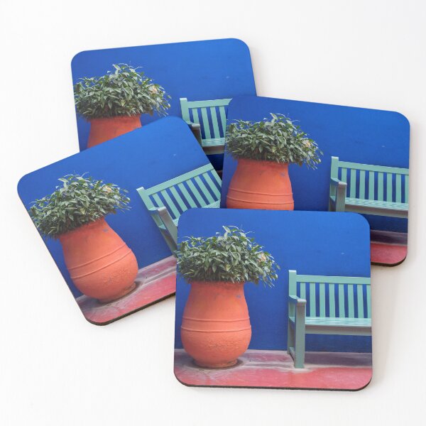 Item preview, Flower-pot and bench, Majorelle Garden, Marrakech designed and sold by Petr Svarc.