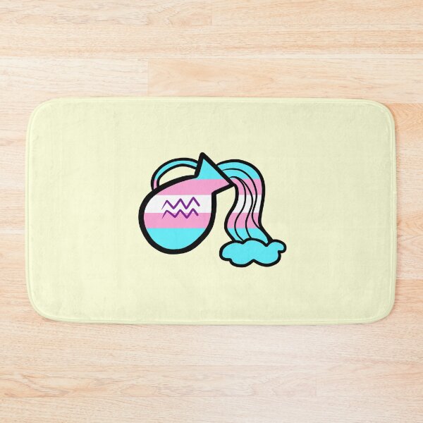 Item preview, Aquarius Transgender Pride designed and sold by TomeOfCartoons.