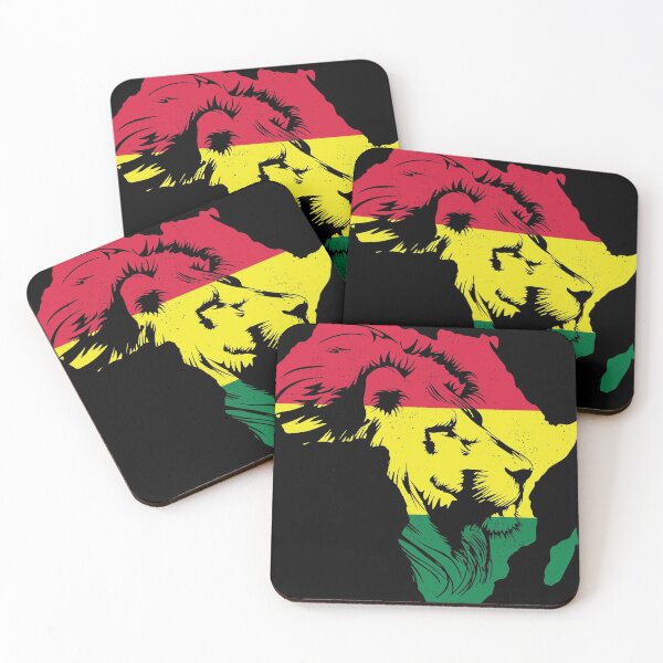 Item preview, Roar Africa Map Lion Face Reggae Rasta Gift Design product designed and sold by Lisbob.