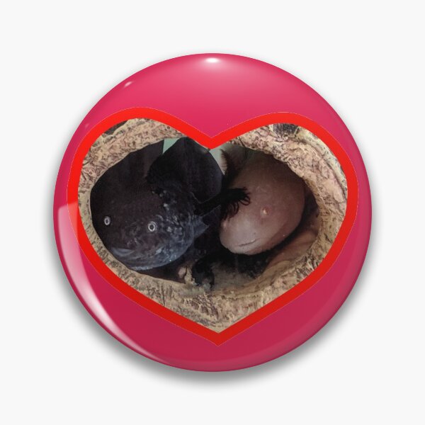 Item preview, Two Axolotls sitting in a log designed and sold by jentiger.
