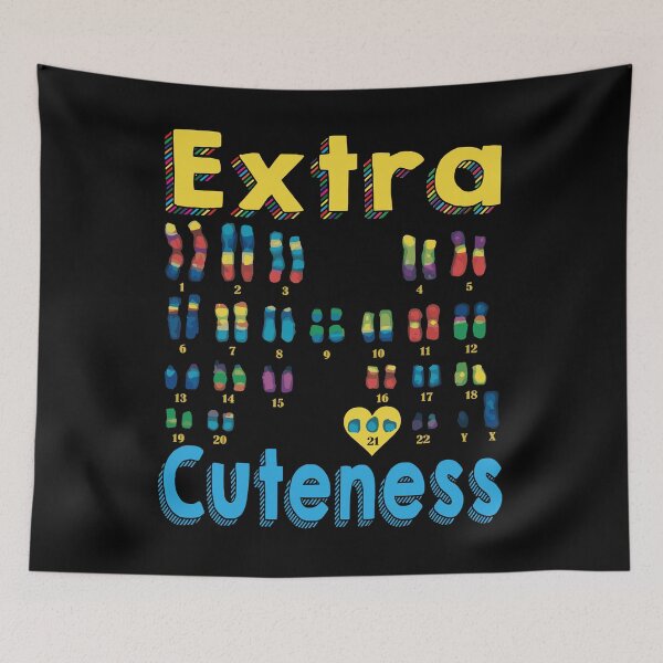 Item preview, Extra cuteness XY Trisomy 21 World Down Syndrome designed and sold by Racha-K.