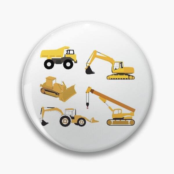 Item preview, Construction Trucks - Excavator, Crane, Bulldozer and Backhoe designed and sold by idovedesign.