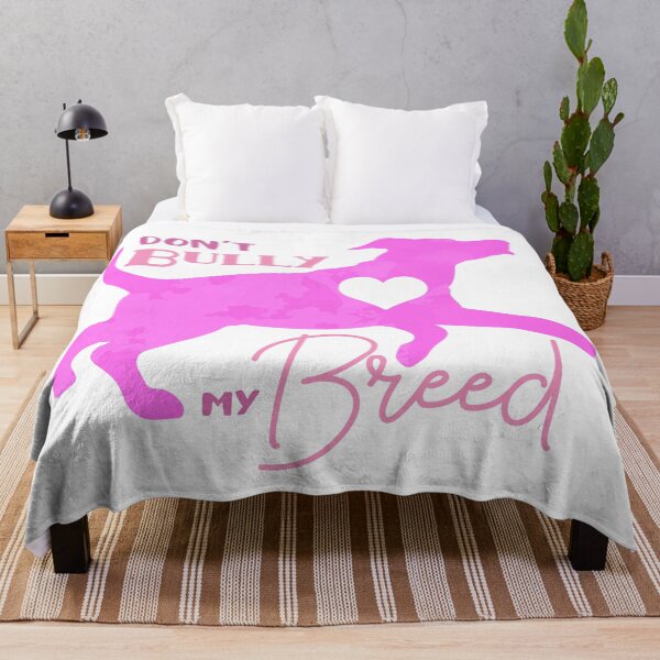 Item preview, Dont Bully my Breed (Pink) designed and sold by Thoughtscrawl.