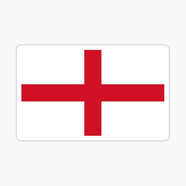 Flag of England (St. George's Cross) Sticker