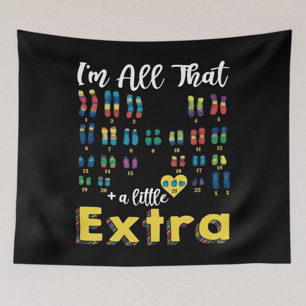 Item preview, Little Extra Trisomy 21 World Down Syndrome designed and sold by Racha-K.