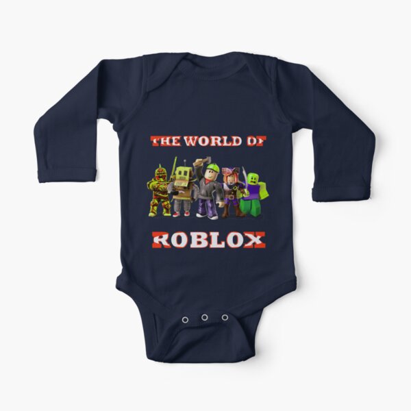 The World Of Roblox Baby One Piece By Adam T Shirt Redbubble