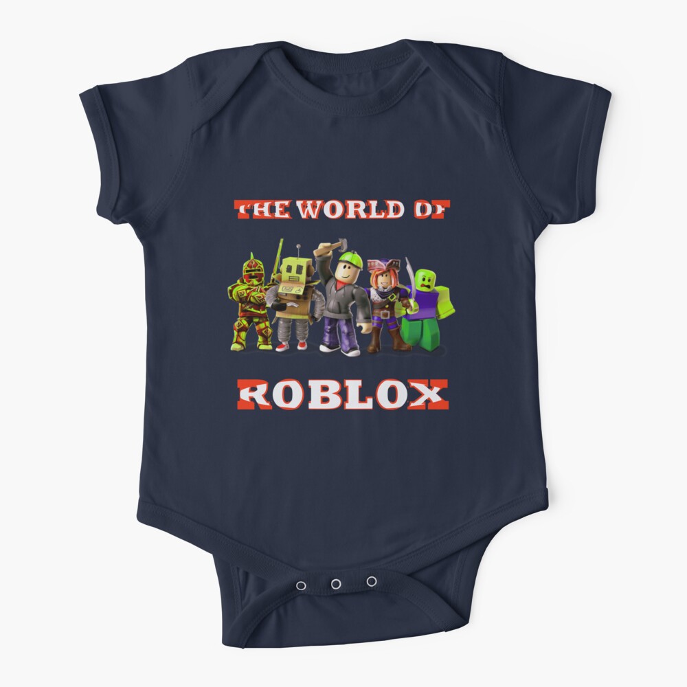 The World Of Roblox Baby One Piece By Adam T Shirt Redbubble - roblox all for one clothes