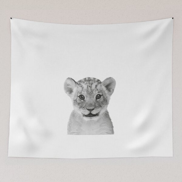 Aperçu de l'œuvre Affiche de bébé lionceau créée et vendue par Tomward23.