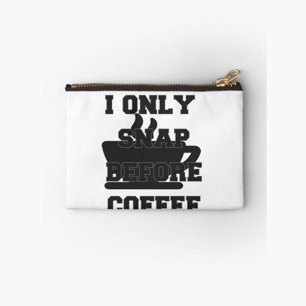 Item preview, I only snap before coffee : Funny Shirts For Boys&Girls designed and sold by SalaheddineB.