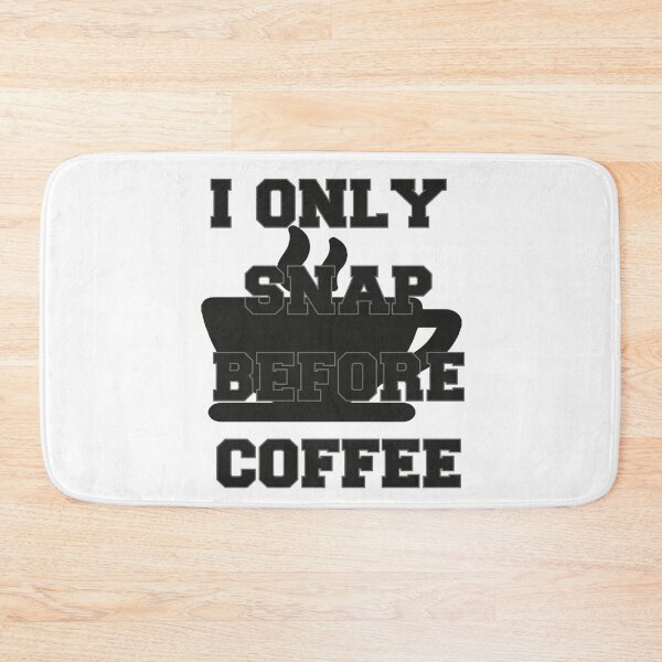 Item preview, I only snap before coffee : Funny Shirts For Boys&Girls designed and sold by SalaheddineB.