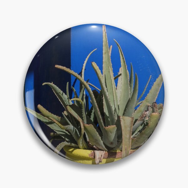 Item preview, Yellow flower-pot and blue wall, Morocco designed and sold by Petr Svarc.