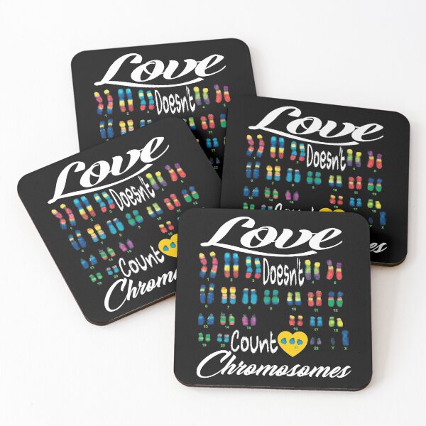 Item preview, Love Doesn't Count Chromosomes Trisomy 21 World Down Syndrome designed and sold by Racha-K.