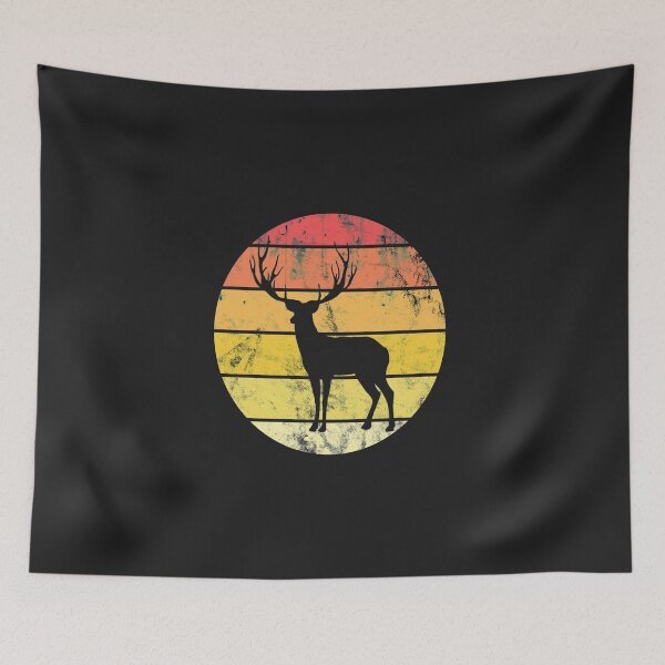 Item preview, Deer, antlers, deer in vintage retro style gift designed and sold by Kuma518.