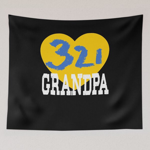 Item preview, Down Syndrome Grandpa 321 Trisomy 21 World Down Syndrome designed and sold by Racha-K.
