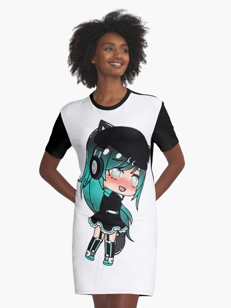 Kawaii Gacha Girl Gacha Life Series Graphic T Shirt Dress By Sadek Redbubble