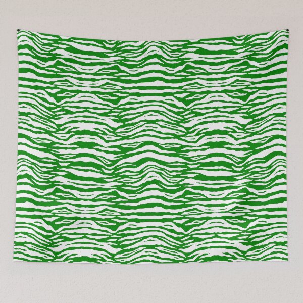 Item preview, Green Zebra Print Pattern  designed and sold by MyTribePatterns.