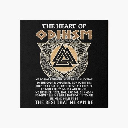 Item preview, The Heart Of Odinism Odin Viking Quotes designed and sold by Bommer20.