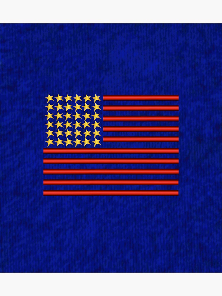 Thumbnail 3 of 3, Sticker, Stars And Stripes (USA 2) designed and sold by VkCases.