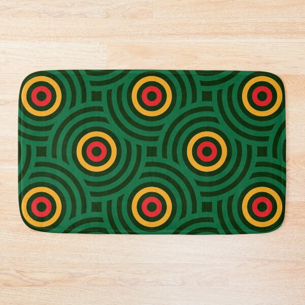Item preview, Circular Pattern, Ethiopian Flag (Green, Yellow & Red) designed and sold by MerchHouse.
