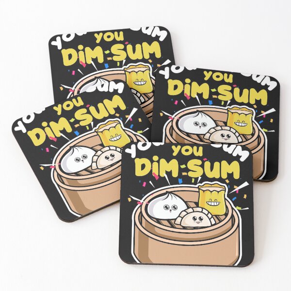 Item preview, Funny Hong Kong Dim Sum Pun Gift Design Yum Cha design designed and sold by Lisbob.