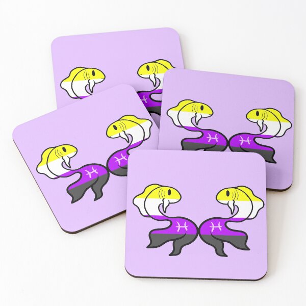 Item preview, Pisces Non-Binary Pride designed and sold by TomeOfCartoons.