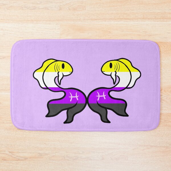 Item preview, Pisces Non-Binary Pride designed and sold by TomeOfCartoons.