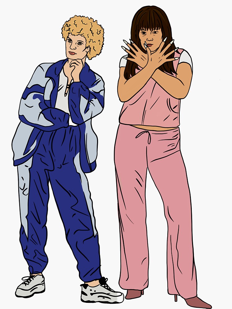 "kath and kim" Sticker for Sale by chiio0 | Redbubble