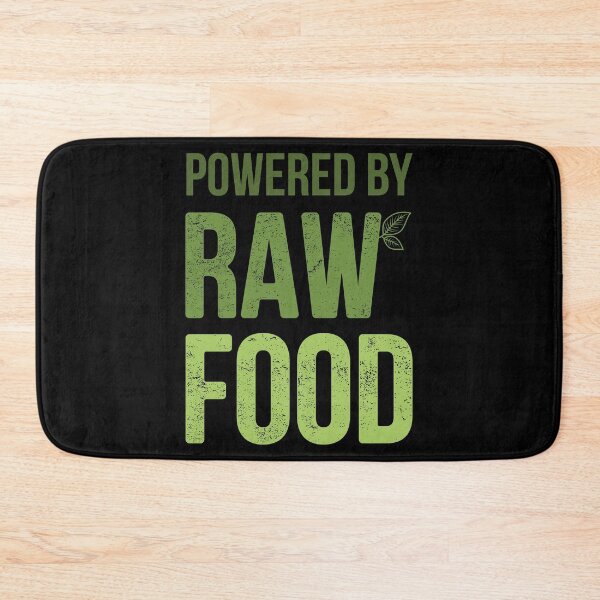 Item preview, Funny Powered By Raw Food Vegan product designed and sold by jakehughes2015.