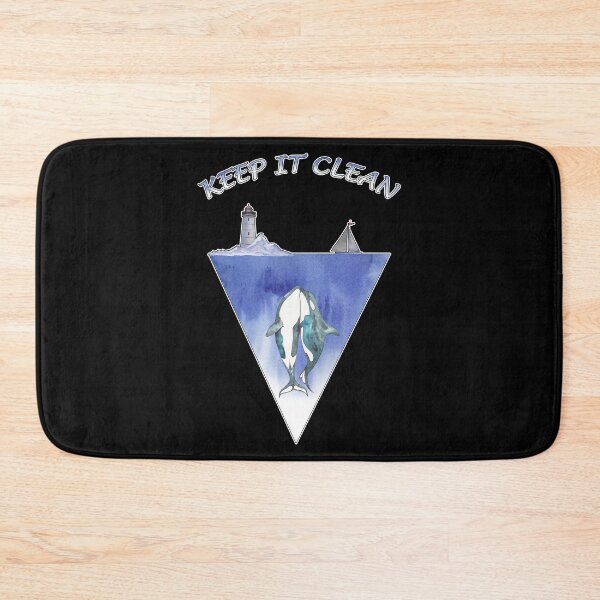 Item preview, Ocean, Keep it Clean, Orca Whales, Climate Protect designed and sold by Kuma518.
