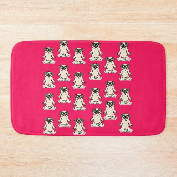 Item preview, Funny yoga pug in lotus position designed and sold by Jelisandie.