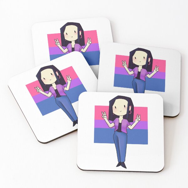Item preview, Cute chibi bi pride design designed and sold by cu-b3.