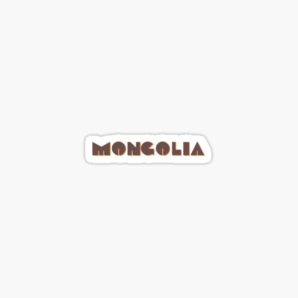 Aperçu de l'œuvre Mongolie! créée et vendue par DoodleDashCollective.