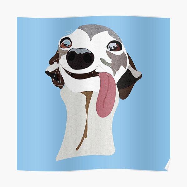 Derp Posters Redbubble - derp dog roblox