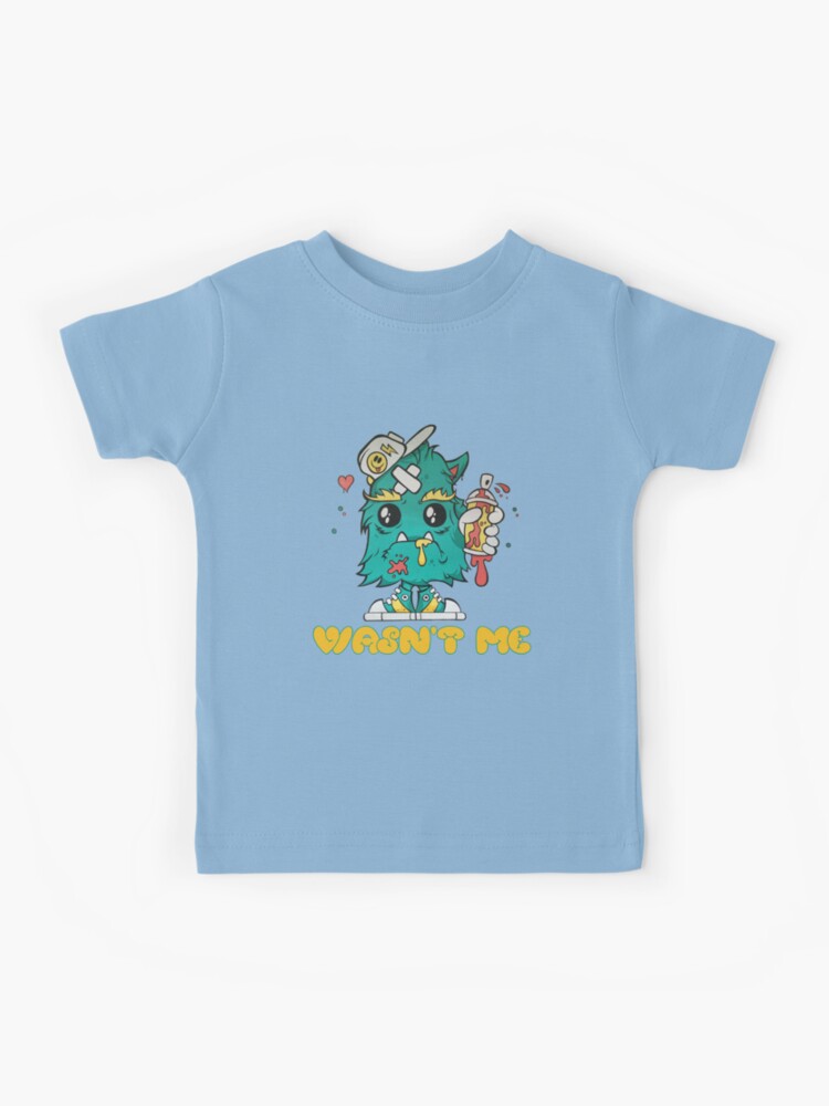 Ich War S Nicht Unschuldiges Baby Monster Geburtstag Kostum Kinder T Shirt Von Peter2art Redbubble