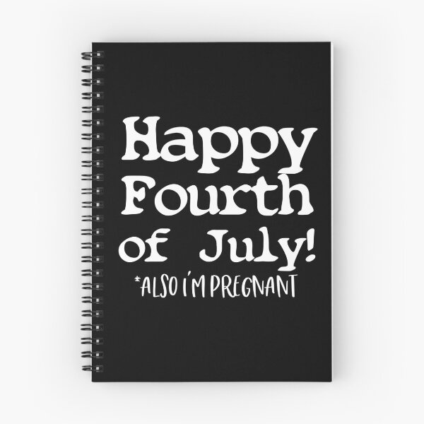 Item preview, Happy Fourth Of July ALSO IM PREGNANT 4th Of July Pregnancy Announcement Patriotic Funny Gift designed and sold by Akmloza.