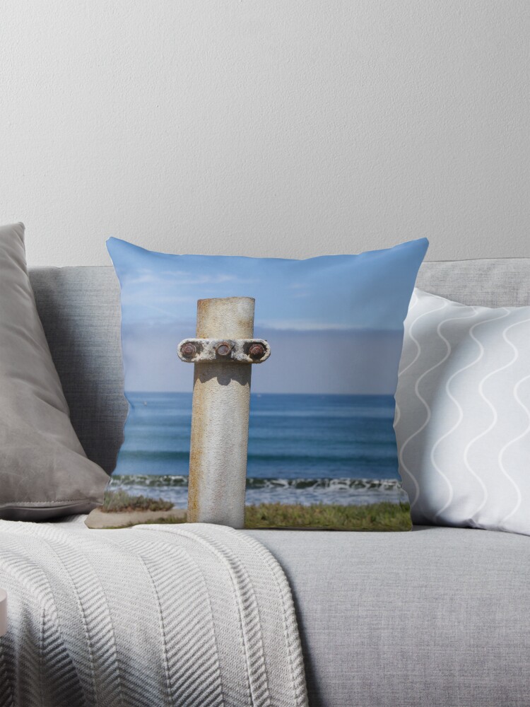 Thumbnail 1 of 4, Pillow, Sid the Post designed and sold by littleoldhag.