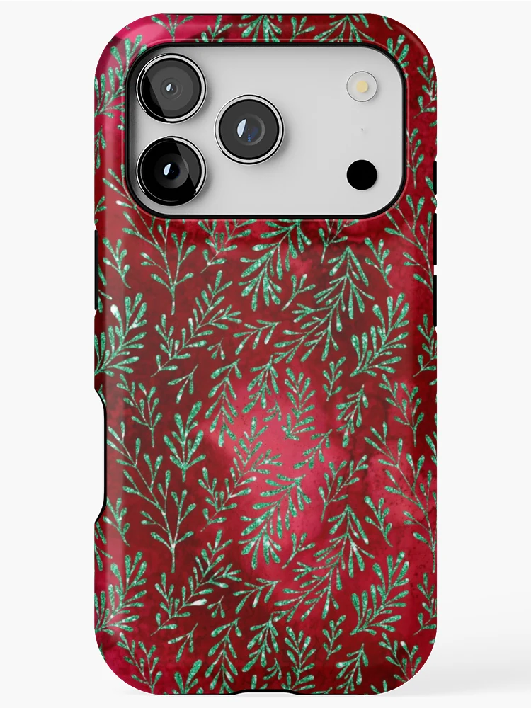Thumbnail 1 of 4, iPhone Case, Greenery Pattern designed and sold by MyTribePatterns.