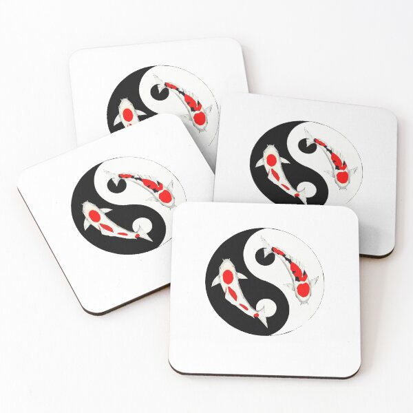 Item preview, Ying Yang Koi Fish butterfly Shirt Nishikigoi Japanese Gift Japan love designed and sold by CHAMSING INK.