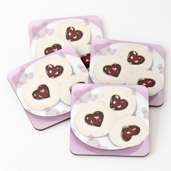 Item preview, Linzer cookies designed and sold by Juliette Garvey.