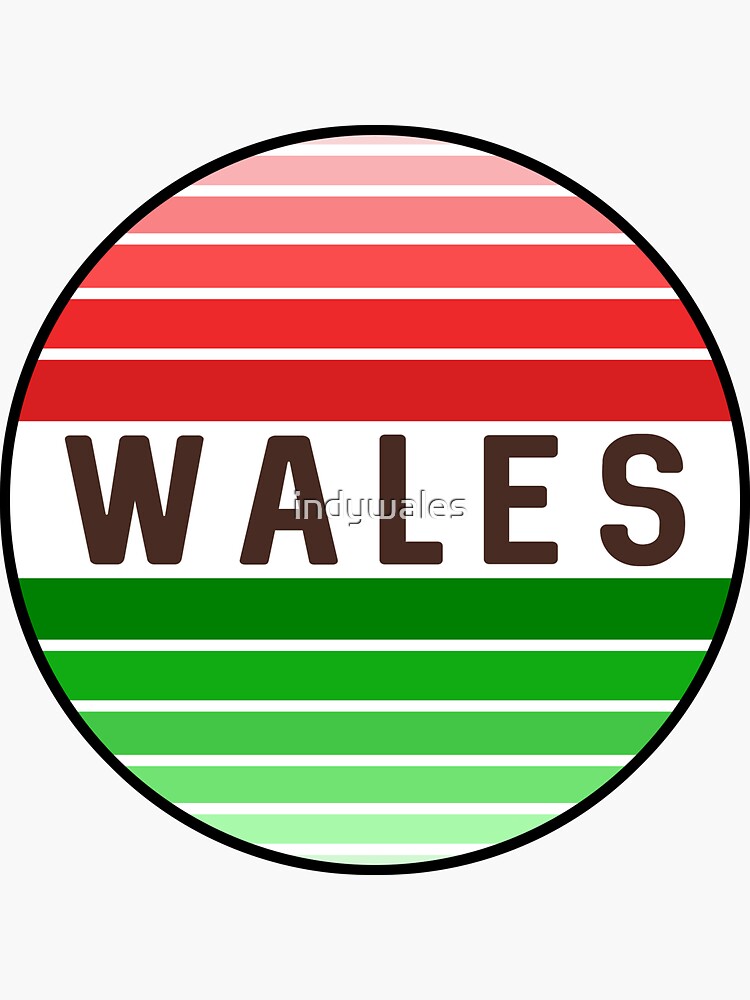 Wales Retro Style Design by indywales