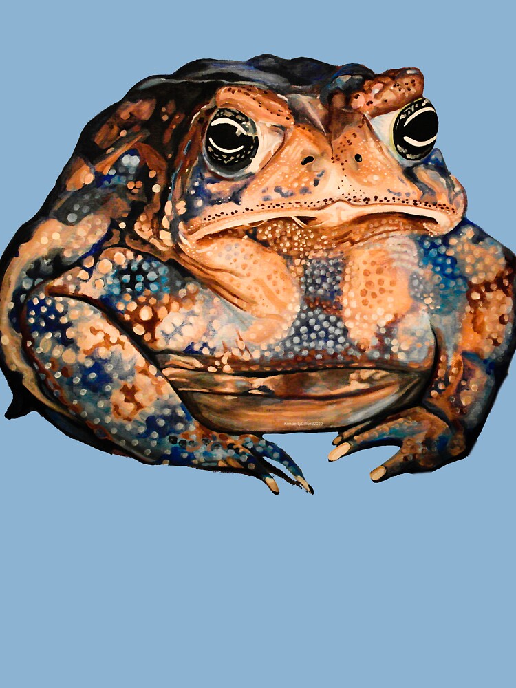 Toadie Frog Acrylic Realistic Painting Baby One-Piece for Sale by