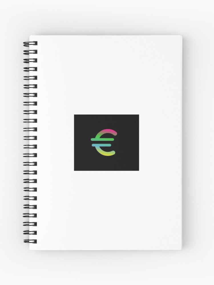 euro multicolor" Spiral Notebook by Rosy1967 | Redbubble