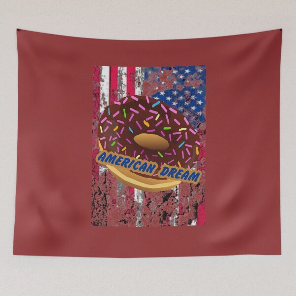 Item preview,  america fan or do you live there? everyone loves these delicious little donuts in all colors and their tastes. vintage style design
  designed and sold by vibeno1.